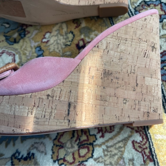 Veronica Beard Wedges Pink - Picture 7 of 10